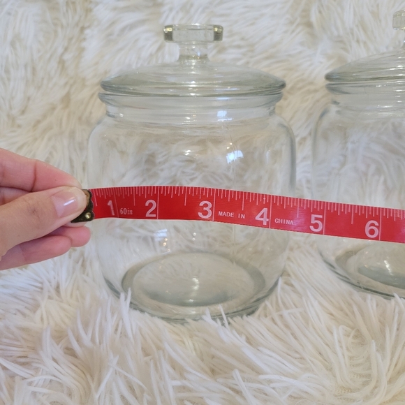 Daitouge Wide Mouth Glass Food Storage Jars with Lids, 30 FL oz set of 2 - Picture 4 of 5